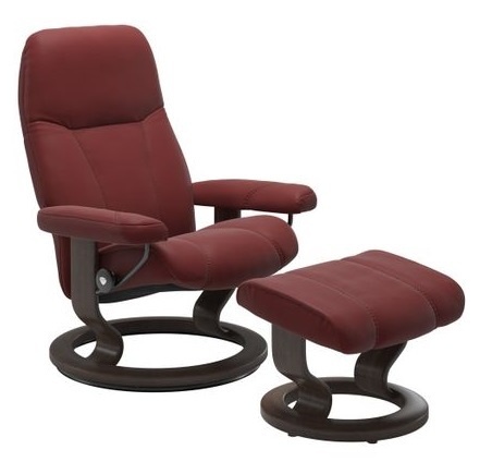 Consul Fåtölj med pall Classic