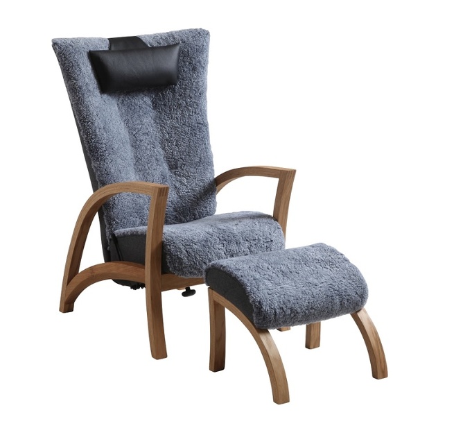 Focus Fåtölj med pall