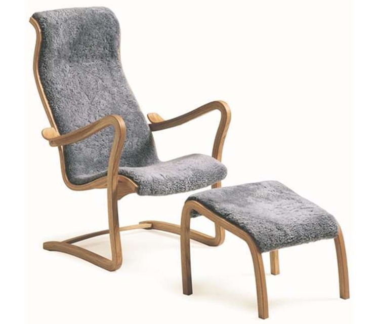 Patronen Fåtölj med pall