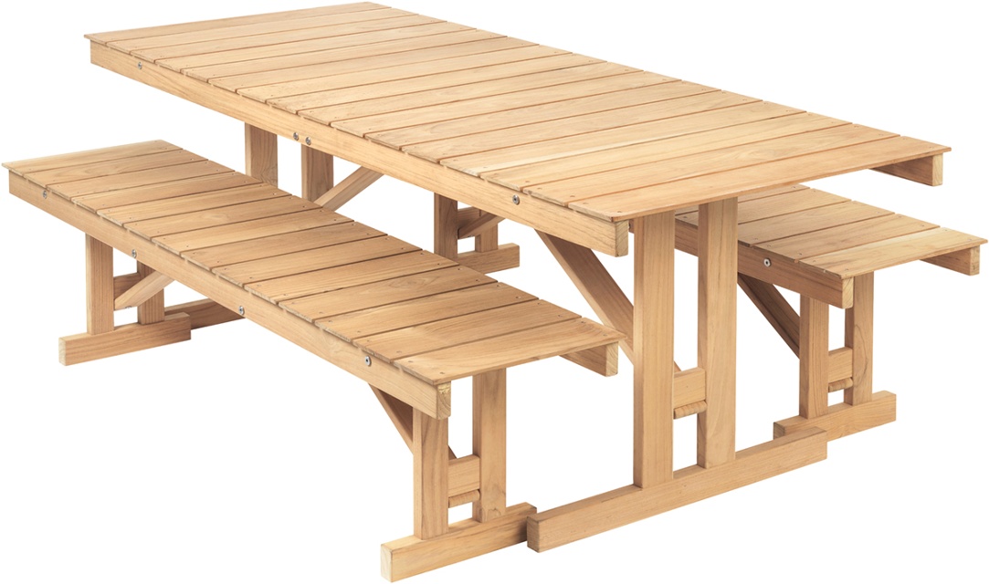 BM1771 + BM1871 Bord med bänkar (set)