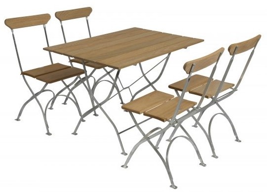 Bryggerigrupp Bord + 4 stolar