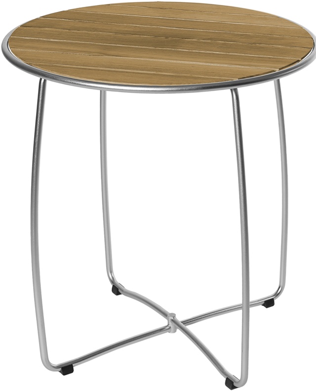 Cafébord 70 cm teak