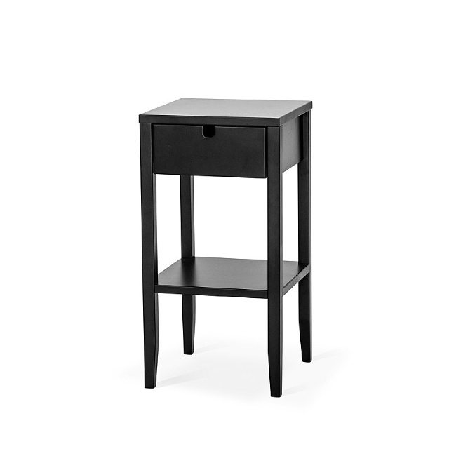 Klinte svart Sängbord