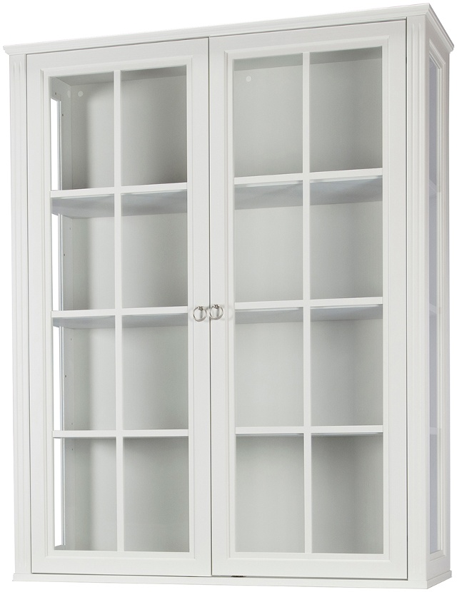 Stockholm 2.0 Vitrin/överskåp 2 dörrar