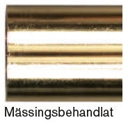 Sven bord med kalksten Mässingsbehandlat