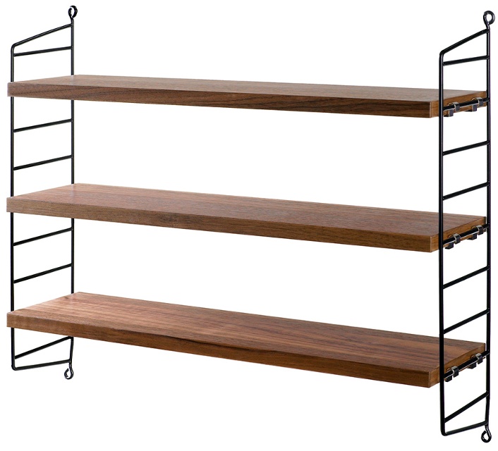 String Pocket Valnöt/svart