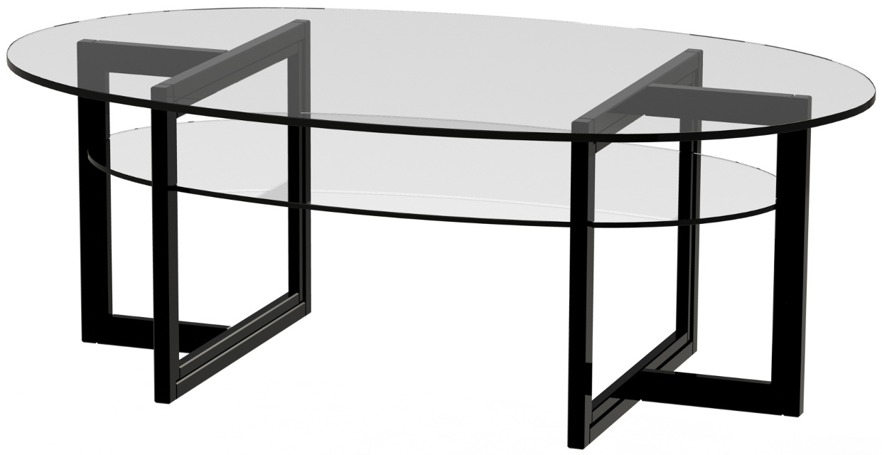 Brutus ellips 150X90 cm