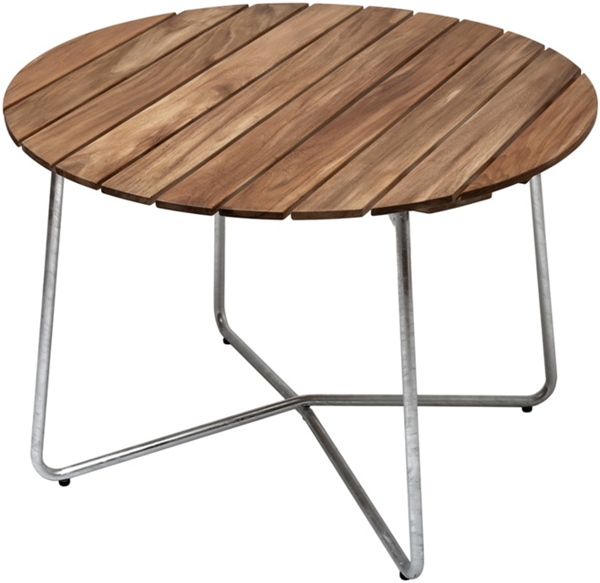 9A Obehandlad teak, zink stativ