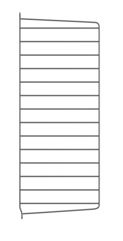 String 2 pack väggavel 75 cm75x20 cm Mörkgrå