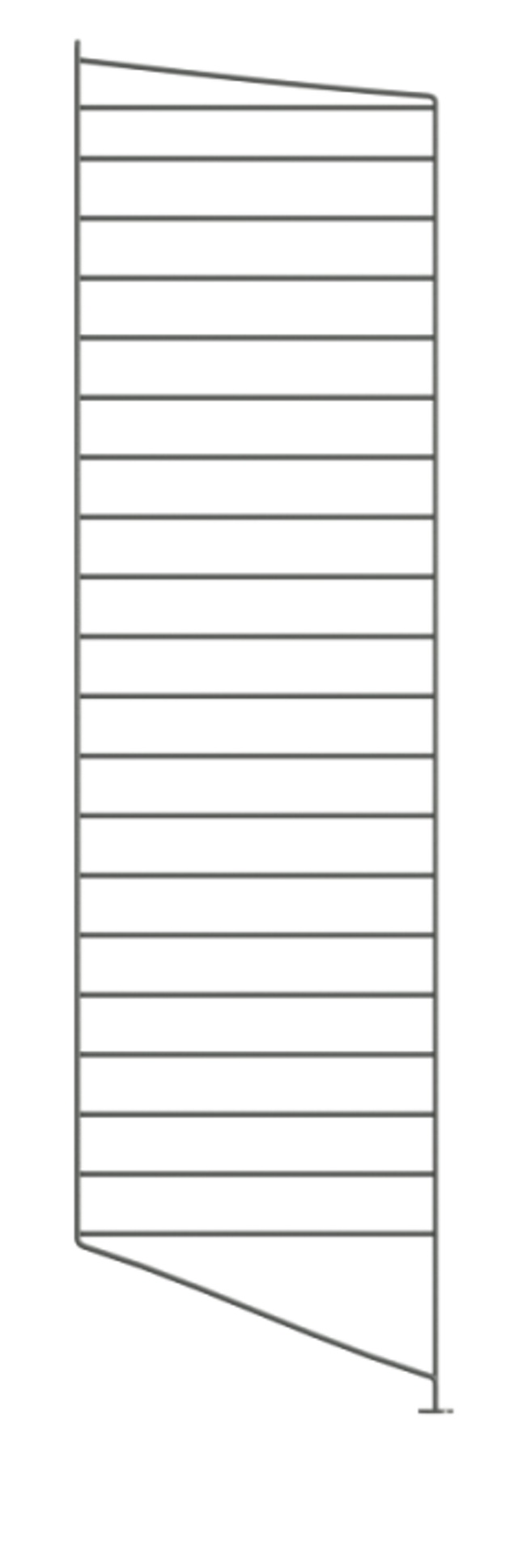 String 1- pack Mörkgrå