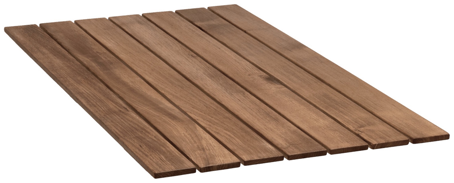 Träsats bordsskiva Obehandlad teak