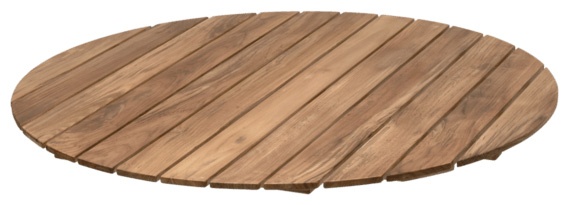 Träsats bordsskiva 9A Obehandlad teak