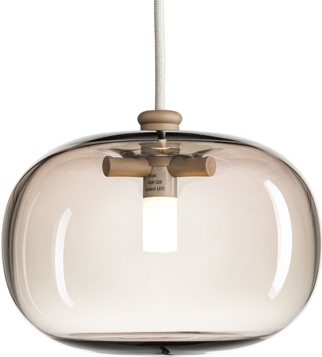 Pebble Knubbig Varmgråm skärm glas