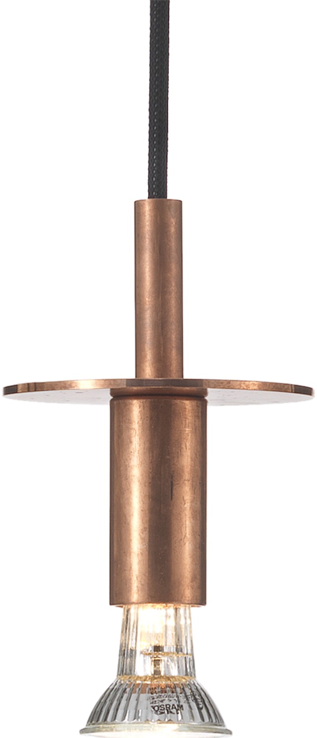 Star 1 Rå koppar/Svart textilkabel