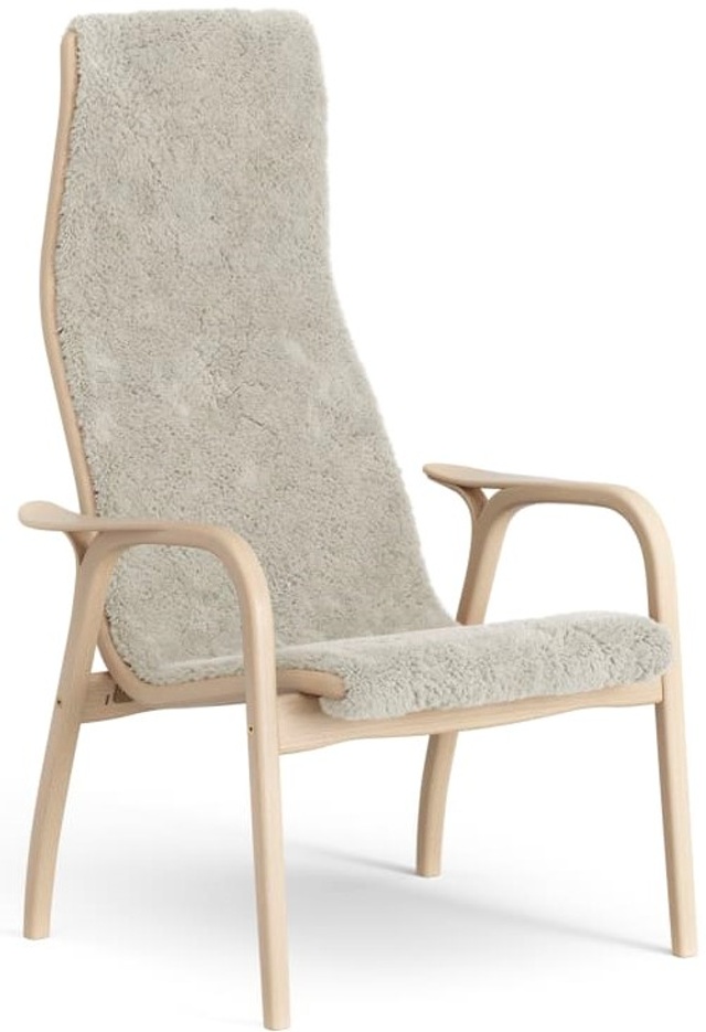 Lamino Fåtölj Bok Fårskinn Offwhite