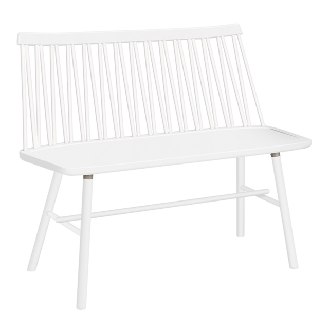 ZigZag soffa Vitlackad Björk