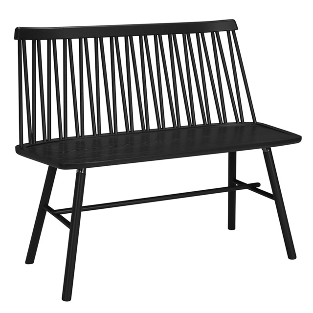 ZigZag soffa Svartbetsad ask