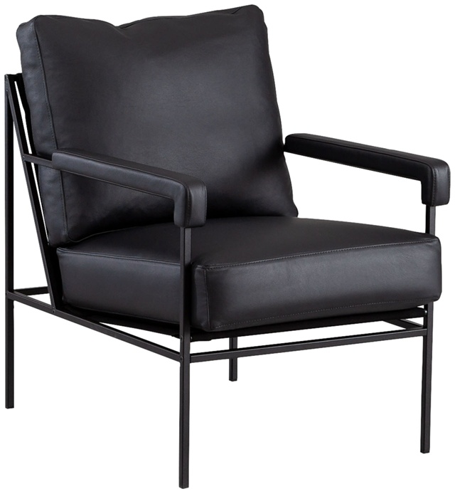 Seventy Five Läder Challenger black/Metall svart