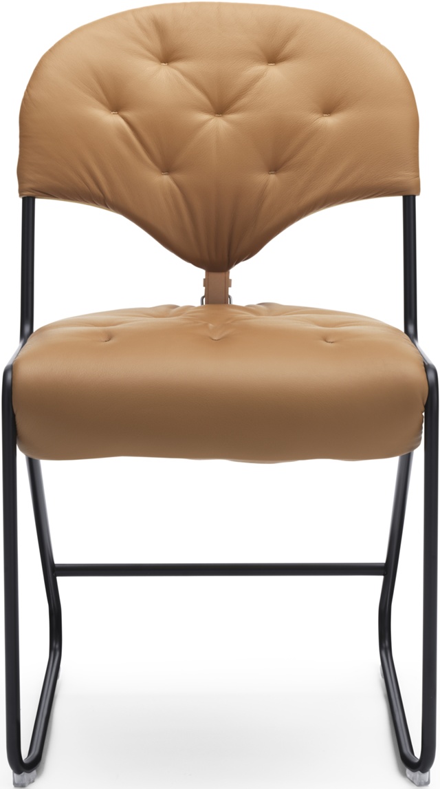 Sam Läder Naturale Camel / Svartlack