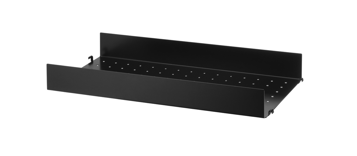 String metallhyllplan Hög kant