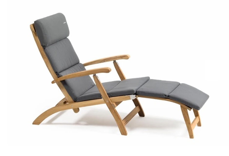 Deckstol 3310 Med grå dyna