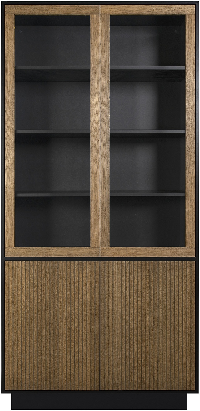 Line Vitrinskåp med 2 dörrar