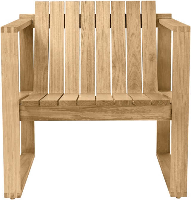 BK11 Obehandlad Teak Fåtölj