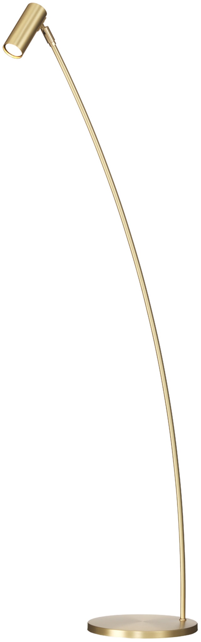 Puck Mattborstad mässing