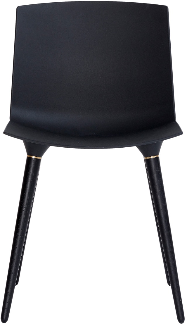 Tac Stol Svart ben ek svartlack