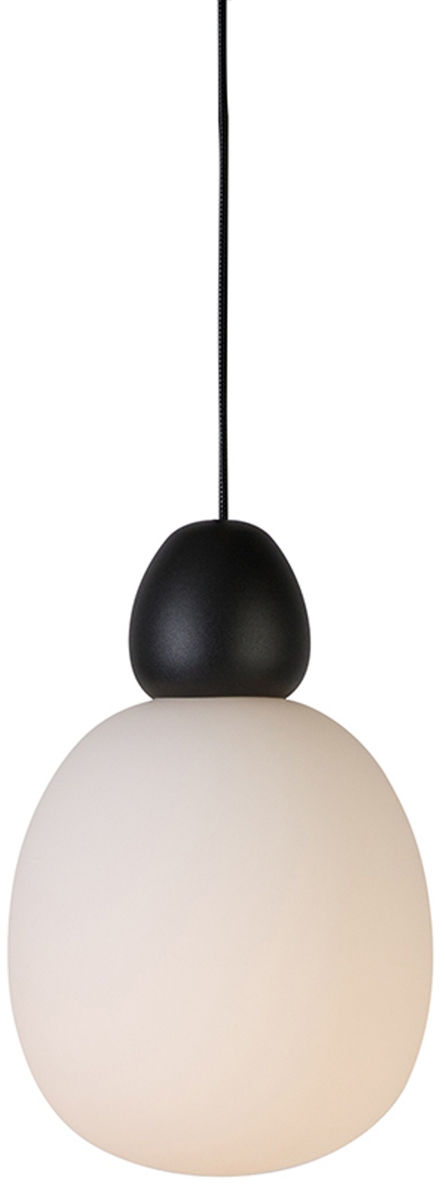 Buddy Svart/Opalglas