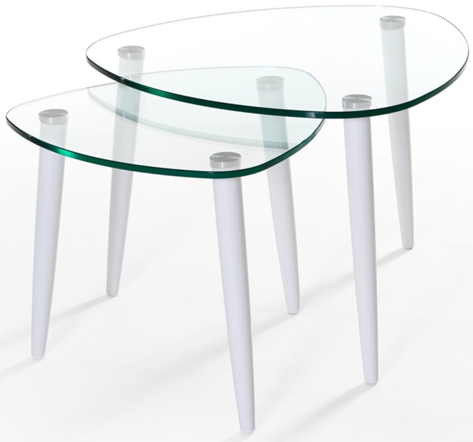 Clear Satsbord Vitlack