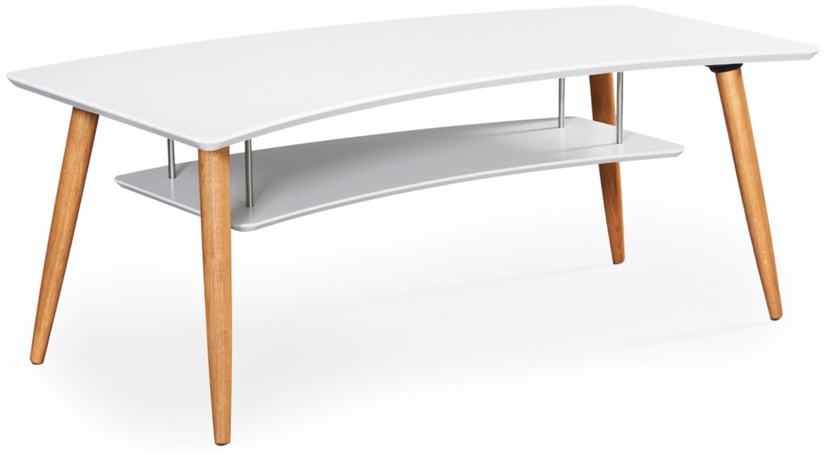 Polo Soffbord MDF Vitlack/Ek