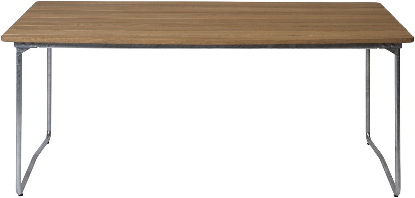 B31 Bord Oljad ek, zink stativ