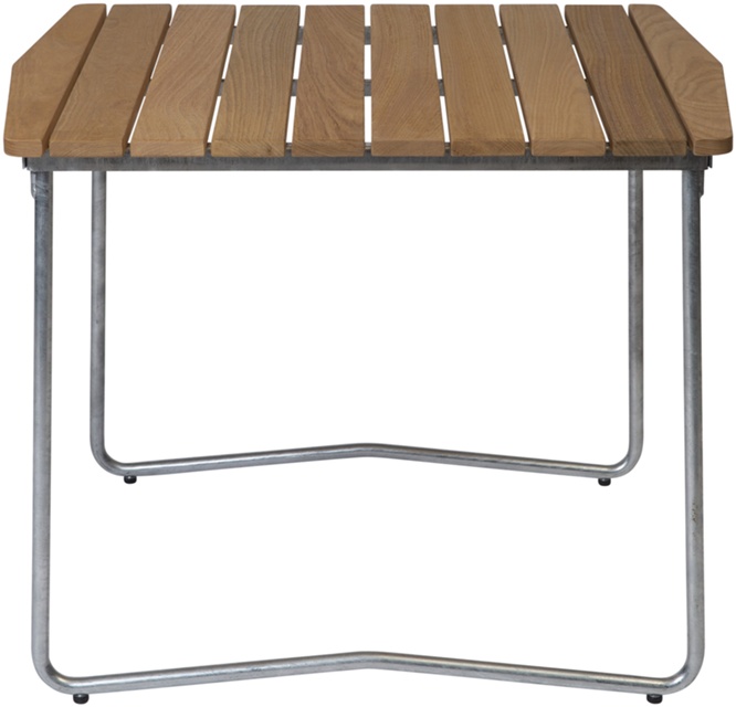 B31 Bord Oljad ek, zink stativ