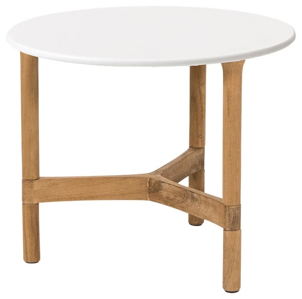 Twist Teak White, Cane-line HI-Core