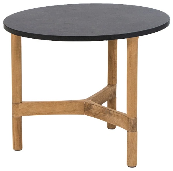 Twist Teak HPL, Dark grey structure