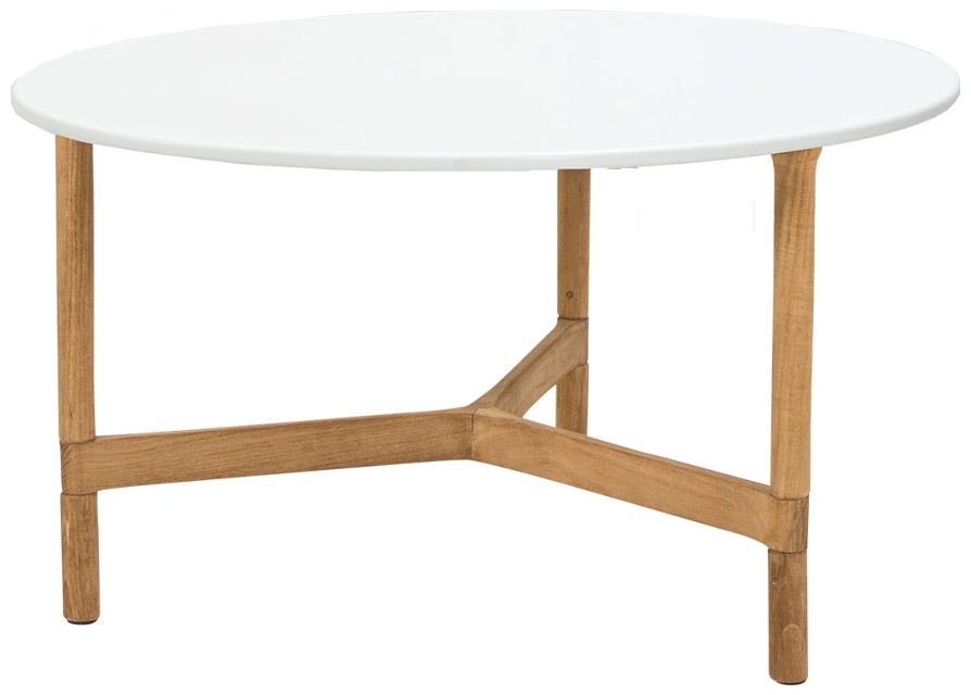 Twist Teak White, Cane-line HI-Core