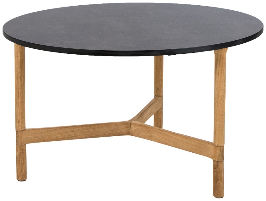 Twist Teak HPL, Dark grey structure