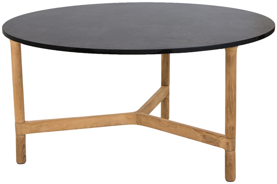 Twist Teak HPL, Dark grey structure