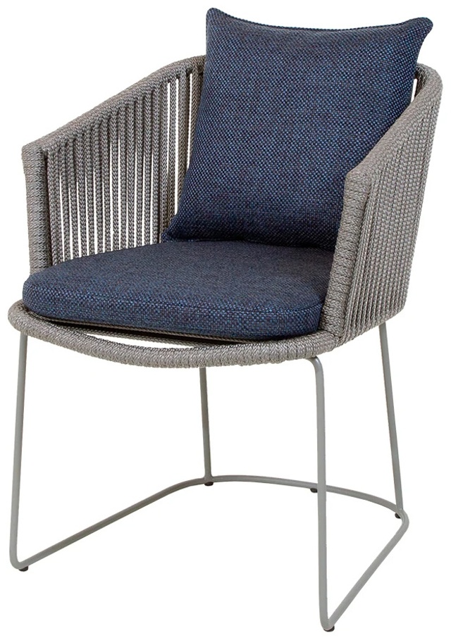 Moments Soft Rope, Grey/Dark blue, Cane-line Limit