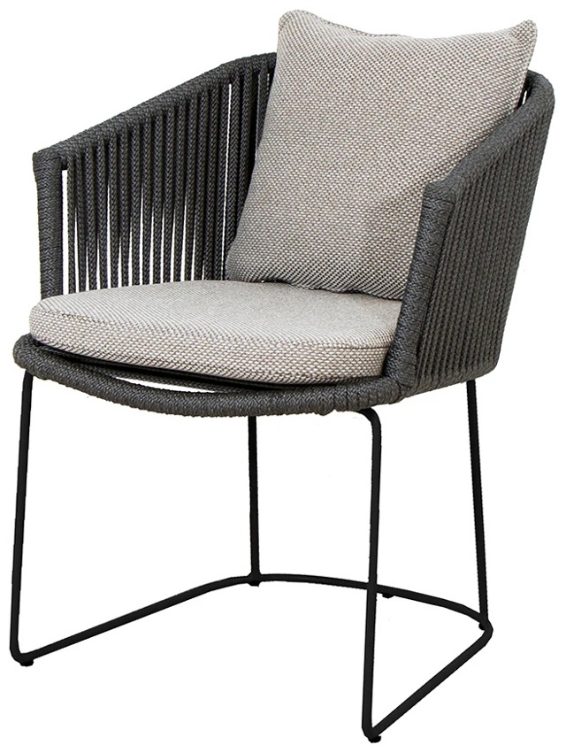 Moments Soft Rope, Dark grey/Light grey, Cane-line Focus