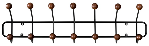 Bill Horisontal Svart/valnöt