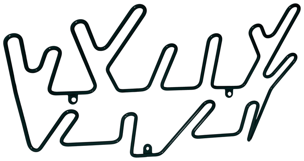 Crown Svart Klädhängare