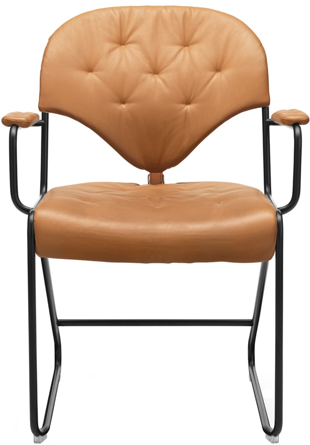 Sam Läder Naturale Camel / Svartlack