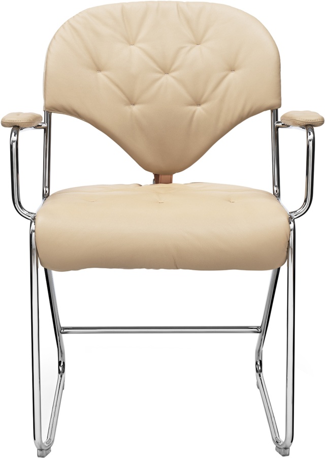 Sam Läder Nubuck Beige / Krom