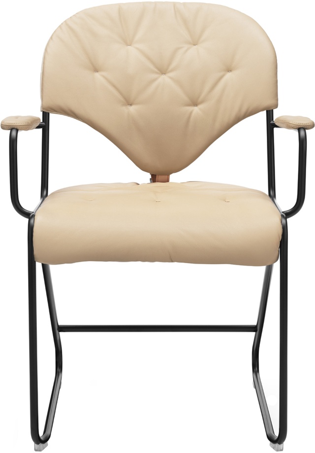 Sam Läder Nubuck Beige / Svartlack