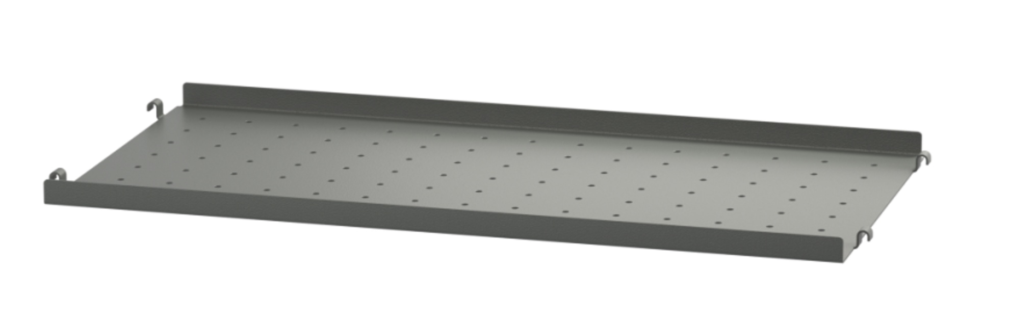 String metallhyllplan 78x30 cm Mörkgrå