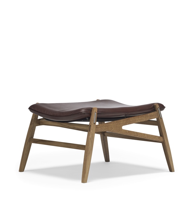 Link Fotpall Ek Naturolja läder Elmotique dark brown