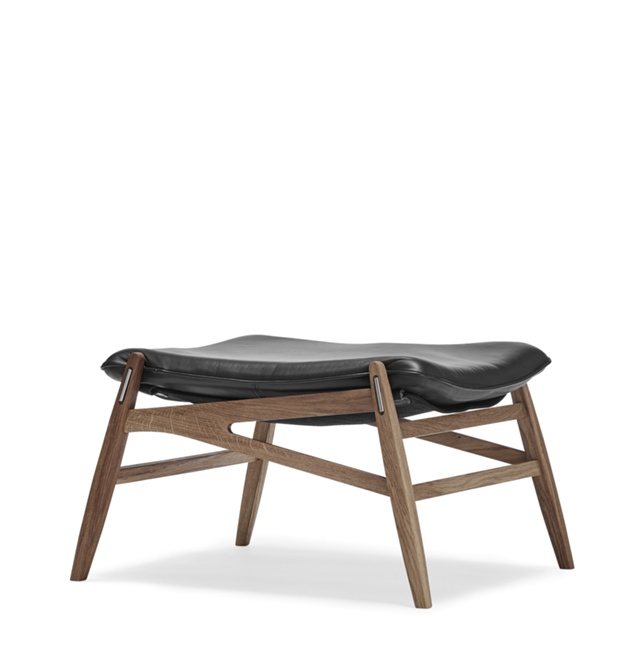 Link Fotpall Ek naturolja läder Elmotique svart