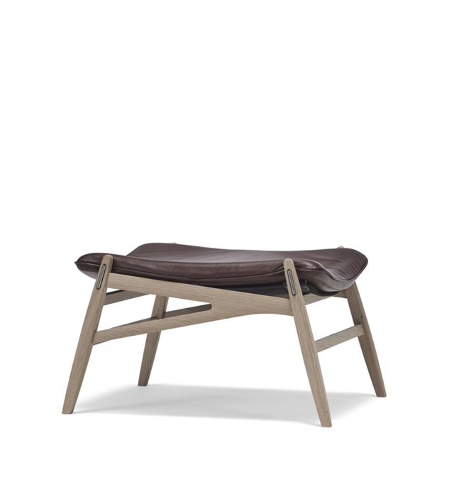 Link Fotpall Ek vitolja läder Elmotique dark brown